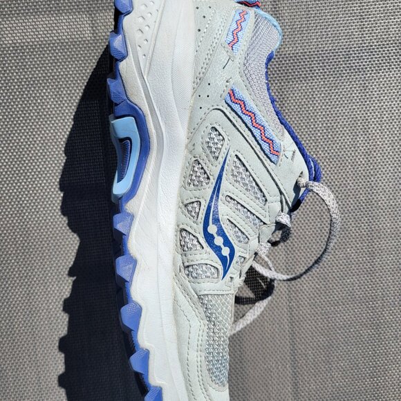 Saucony Women's Grid Excursion TR12 Trail Running Shoes S10451-1 Grey Blue 7.5 - Picture 6 of 8